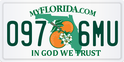 FL license plate 0976MU