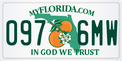 FL license plate 0976MW