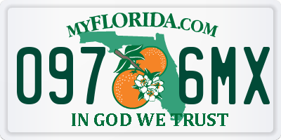 FL license plate 0976MX