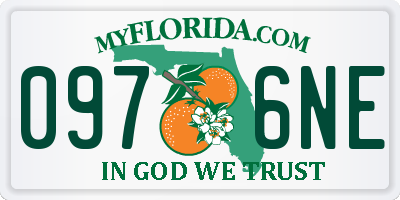 FL license plate 0976NE