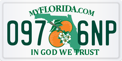 FL license plate 0976NP