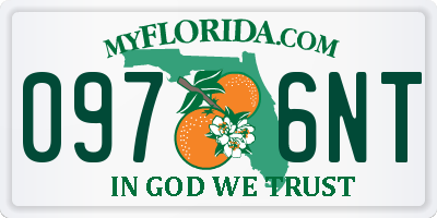 FL license plate 0976NT