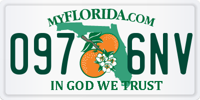 FL license plate 0976NV