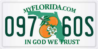 FL license plate 0976OS