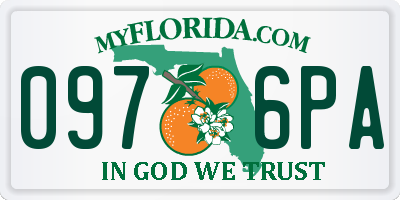 FL license plate 0976PA