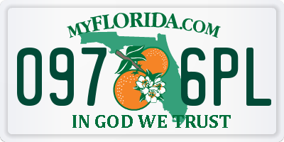 FL license plate 0976PL