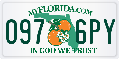 FL license plate 0976PY