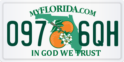 FL license plate 0976QH