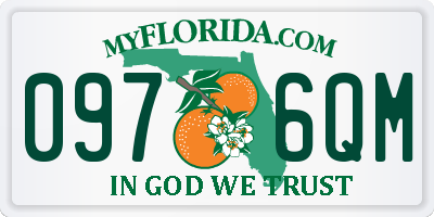 FL license plate 0976QM