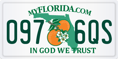 FL license plate 0976QS