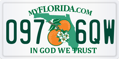 FL license plate 0976QW