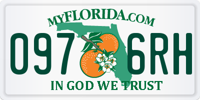 FL license plate 0976RH