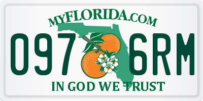 FL license plate 0976RM