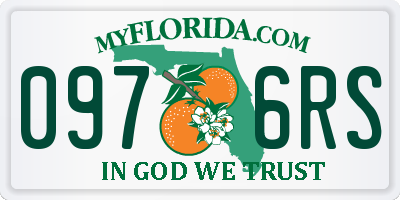 FL license plate 0976RS