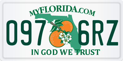 FL license plate 0976RZ