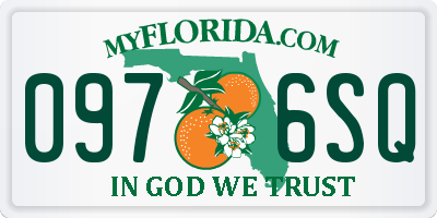 FL license plate 0976SQ