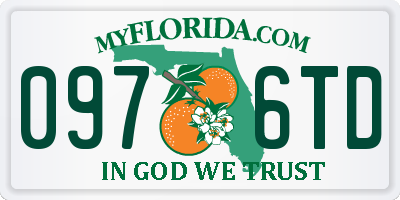 FL license plate 0976TD