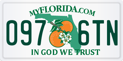 FL license plate 0976TN