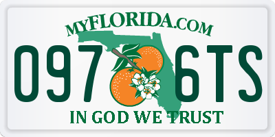 FL license plate 0976TS