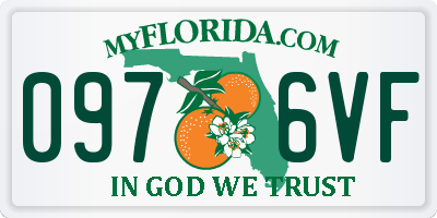 FL license plate 0976VF