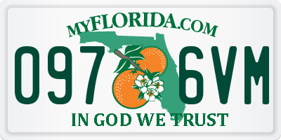 FL license plate 0976VM