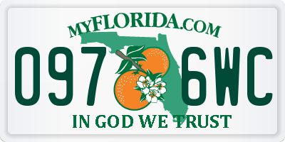 FL license plate 0976WC