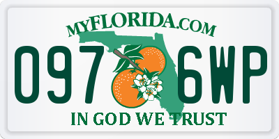 FL license plate 0976WP