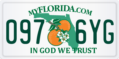 FL license plate 0976YG