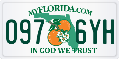 FL license plate 0976YH