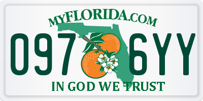 FL license plate 0976YY