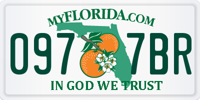 FL license plate 0977BR