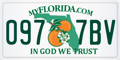 FL license plate 0977BV