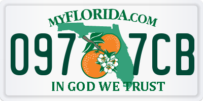 FL license plate 0977CB