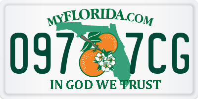 FL license plate 0977CG