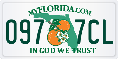 FL license plate 0977CL