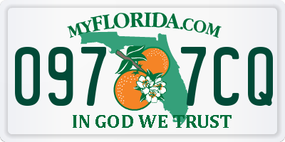 FL license plate 0977CQ