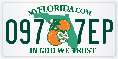 FL license plate 0977EP