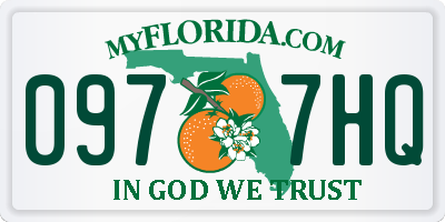 FL license plate 0977HQ