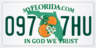 FL license plate 0977HU