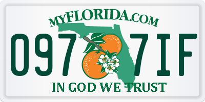 FL license plate 0977IF