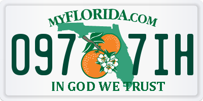 FL license plate 0977IH