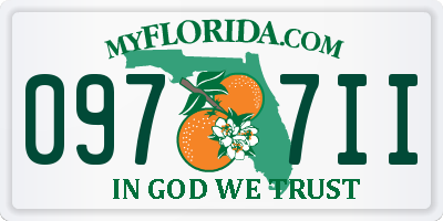 FL license plate 0977II