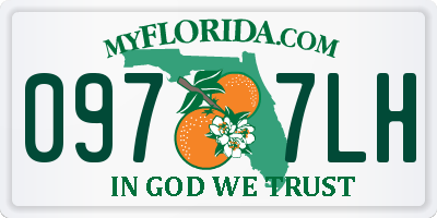 FL license plate 0977LH