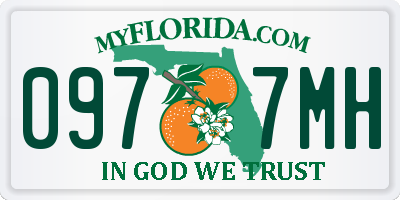 FL license plate 0977MH
