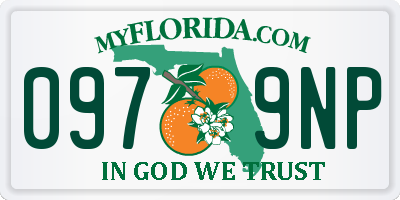 FL license plate 0979NP