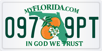 FL license plate 0979PT