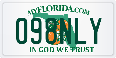 FL license plate 098NLY