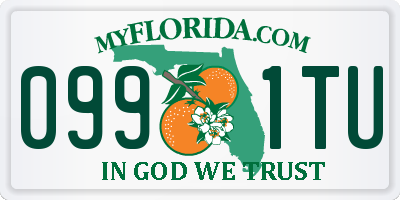 FL license plate 0991TU
