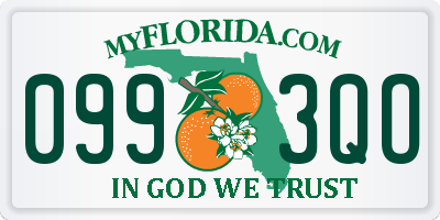 FL license plate 0993QO