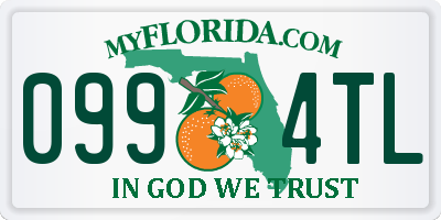 FL license plate 0994TL